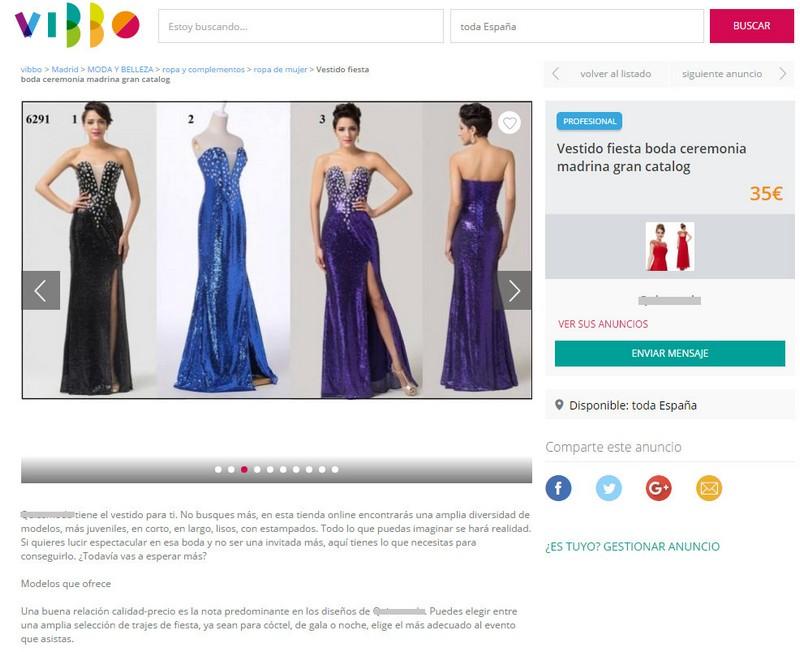 publicar anuncio en segunda mano